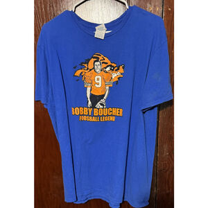 The Waterboy Bobby Boucher Foosball Legend Tee Shirt Men's Size XL Blue